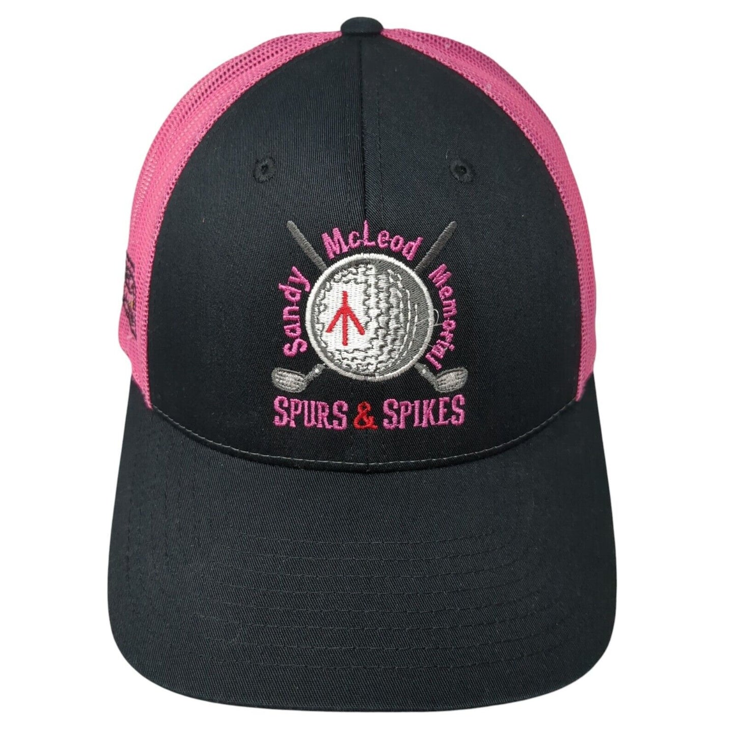 Sandy McLeod Memorial Trucker Hat Multi M/L Mesh Back Spurs & Spikes