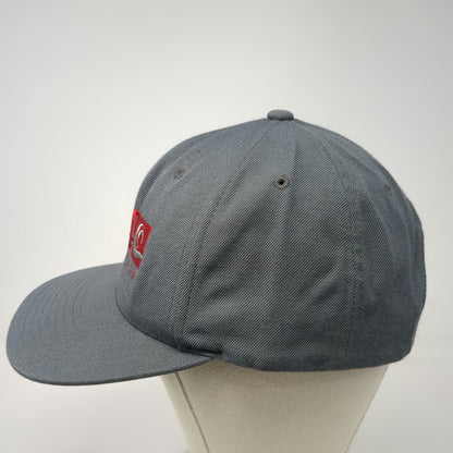 Yupoong Snapback Hat Gray One Size Breckenridge MyLife Logo Green Underbrim Wool