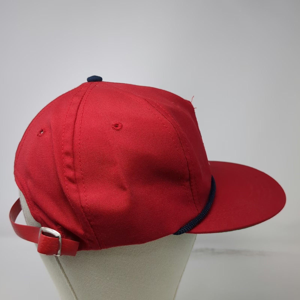 Cali-Fame 5 Panel Red Hat One Size Danny Thompson Memorial Baseball Rope Cap