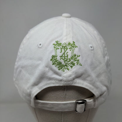NeSmith 5K Pancoast Slideback Hat White OSFM Adjustable Embroidered 6 Panel