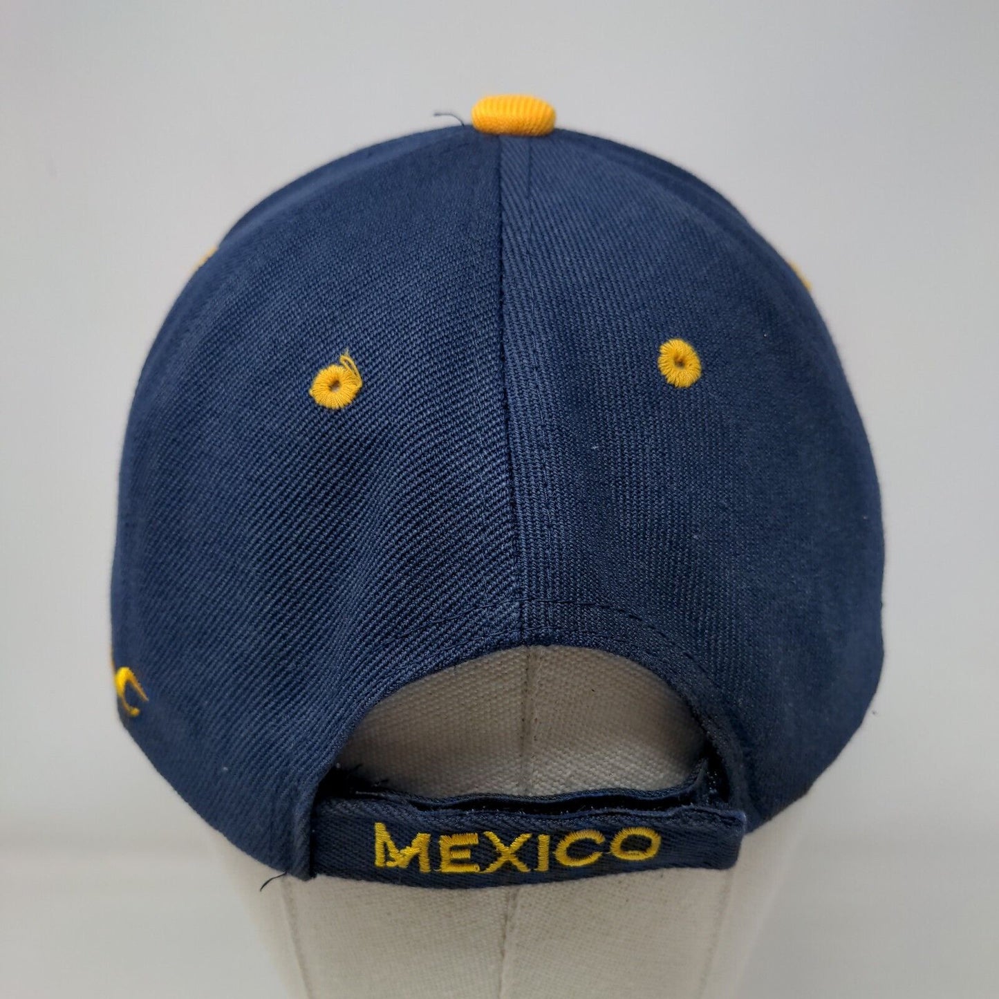 Cozumel Mexico Fish Strapback Hat Blue One Size Embroidered 6 Panel