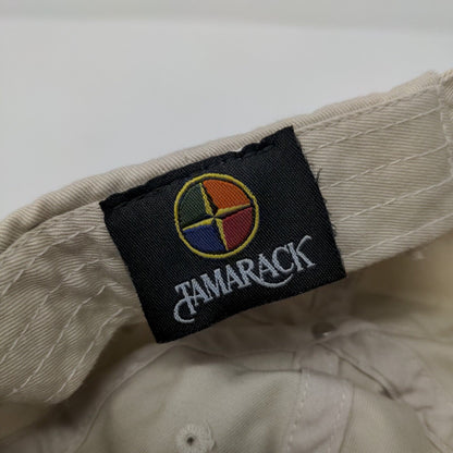 Tamarack Slideback Hat Tan OSFM Embroidered Trailhead To Discovery