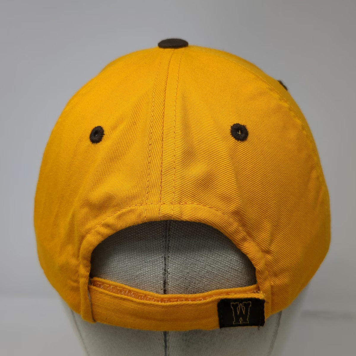 Wyoming Cowboys NCAA Captivating Headgear Cap Yellow One Size Hat Bucking Bronco