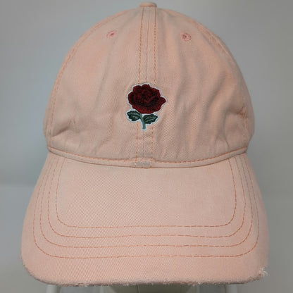 Abercrombie & Fitch Pink Baseball Cap One Size Rose Embroidery Adjustable Hat