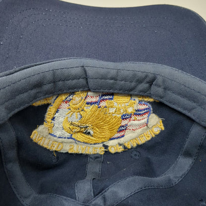 Blue Baseball Cap One Size USA 250th Anniversary Eagle Statue Liberty Hat 1776