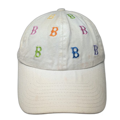 Boston Red Sox MLB American Needle White One Size Baseball Cap All Over Logo Hat