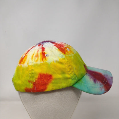 Rabbit Skins Toddler Strapback Hat Multicolor One Size Tie Dye 6 Panel Cotton