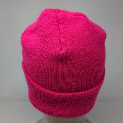 Port & Company Women's Knit Beanie Hat Pink Breast Cancer Awareness Tate & Lyle