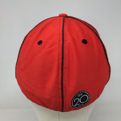 Jordan Jumpman Fitted Hat Red 7 3/8 Embroidered Colorblock 6 Panel