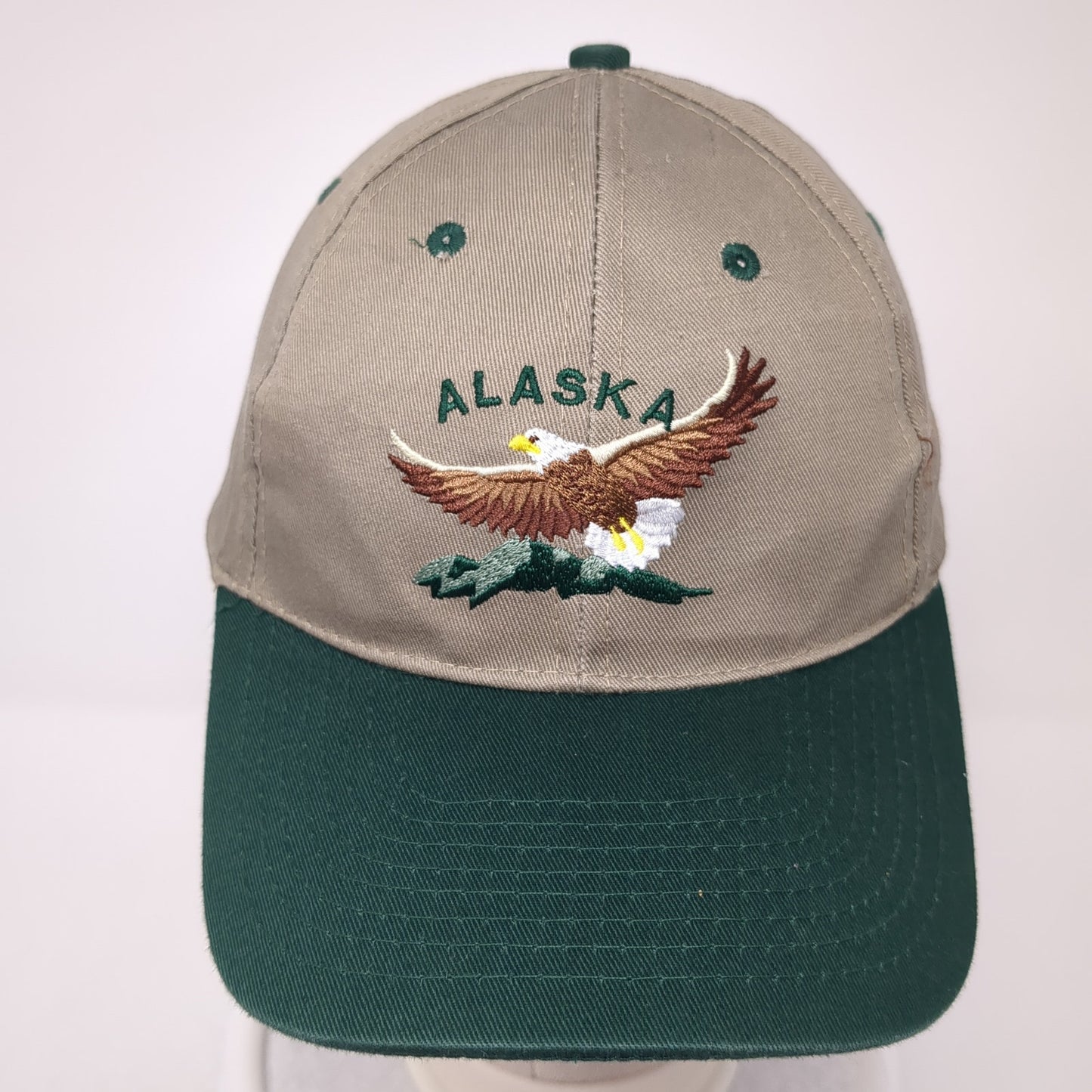 Alaska Bald Eagle Snapback Hat Multi One Size Embroidered Colorblock