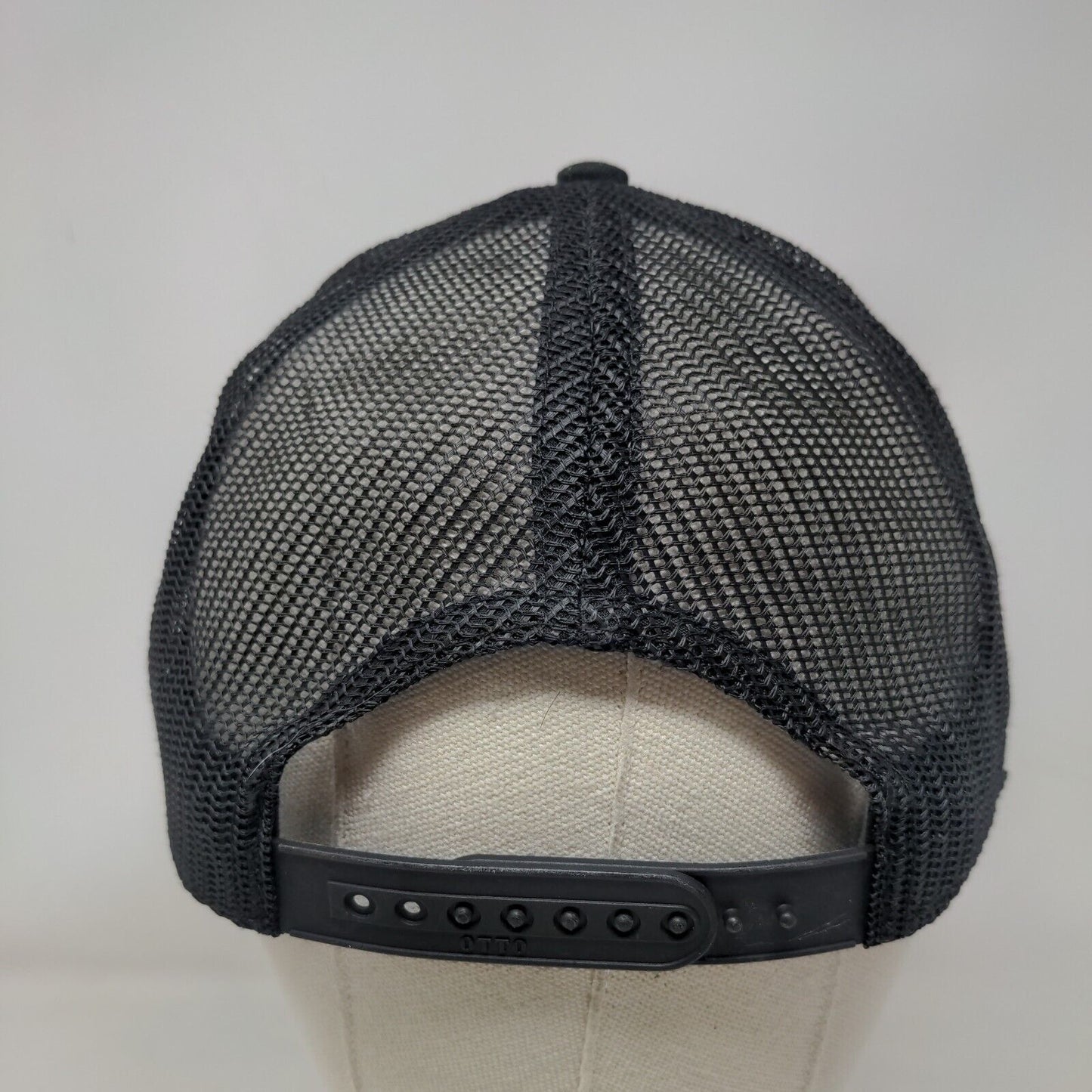 Welcome To Camp Crystal Lake Snapback Mesh Back Trucker Hat Black OSFM