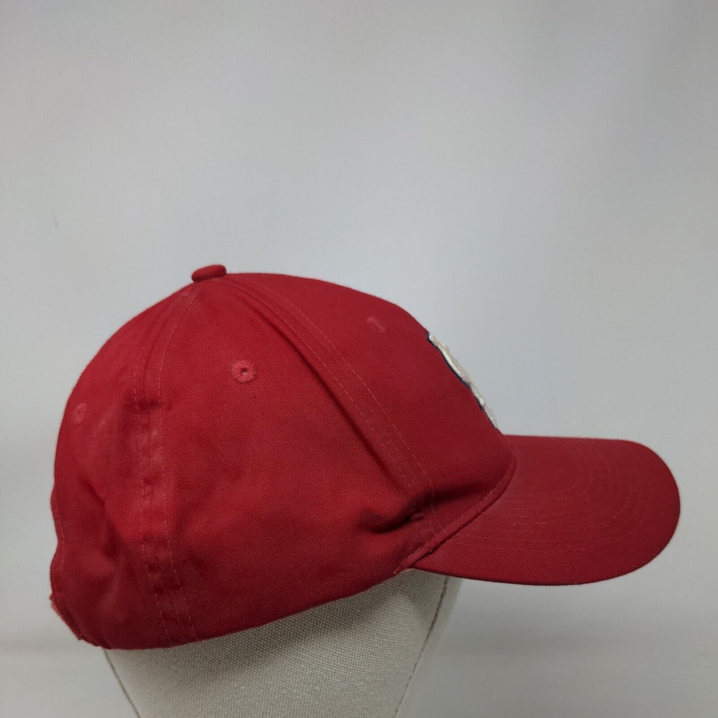 MLB Strapback Hat Red St Louis Cardinals OSFM Embroidered Logo Adjustable