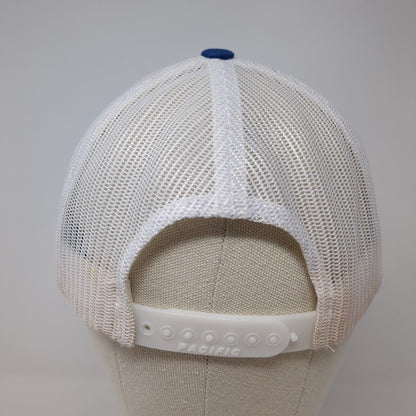 South Orlando Snapback Trucker Hat Blue OS Adjustable Mesh Back Pacific Headwear