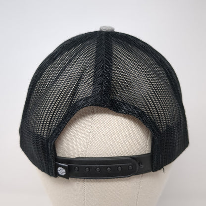Yellowstone Snapback Mesh Back Trucker Hat Gray One Size Ouray Outdoor