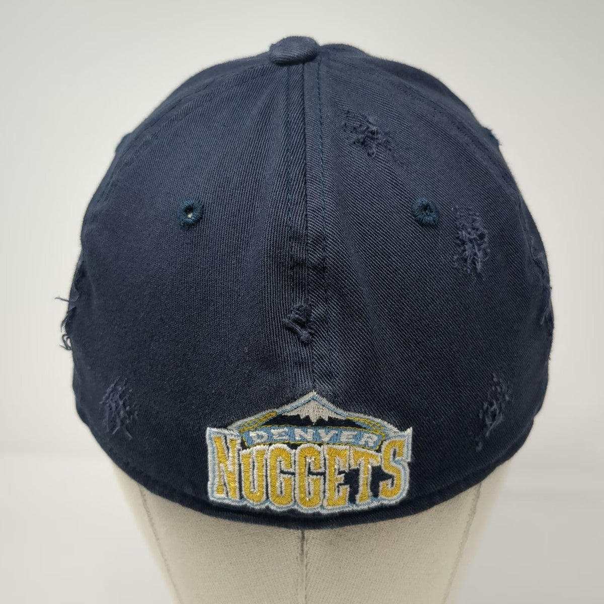 Denver Nuggets NBA Top Of The World Blue One Size One Fit Stretch Team Logo Hat