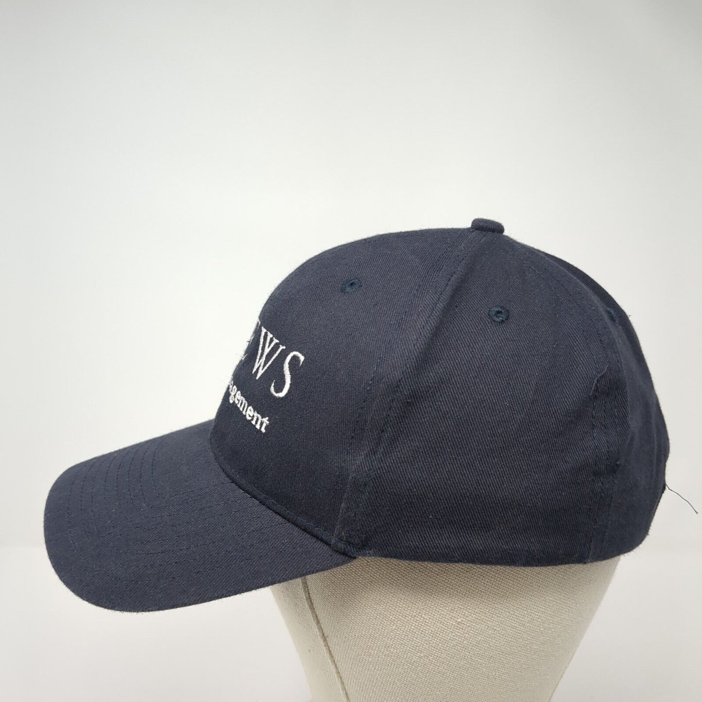 TOEWS Asset Management Strapback Baseball Cap Black OS Adjustable Embroidered
