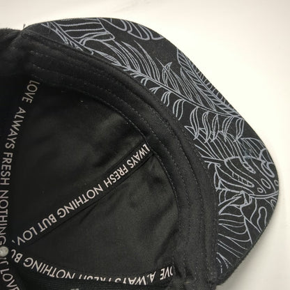 Fresku Snapback Hat Black One Size Northern Mariana Islands Always Fresh Script