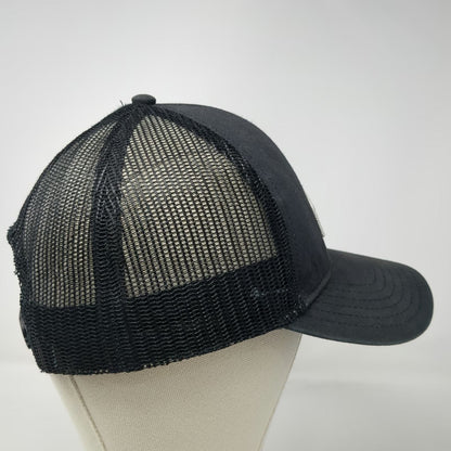 Billabong Trucker Hat Black One Size Snapback Mesh Patch Logo Curved Brim Surf
