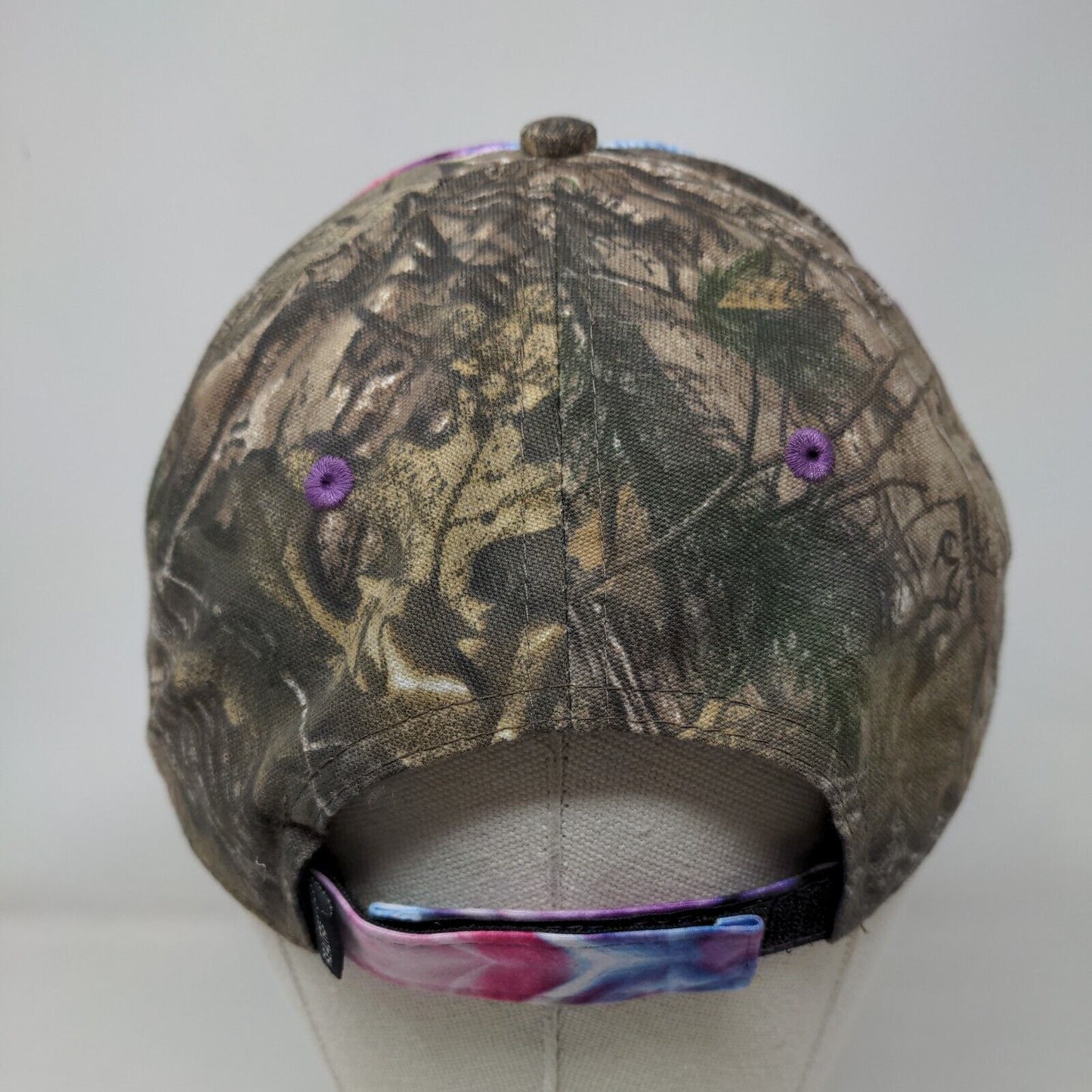 Realtree Strapback Hat Camouflage One Size Embroidered Adjustable Outdoor Cap