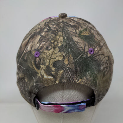 Realtree Strapback Hat Camouflage One Size Embroidered Adjustable Outdoor Cap