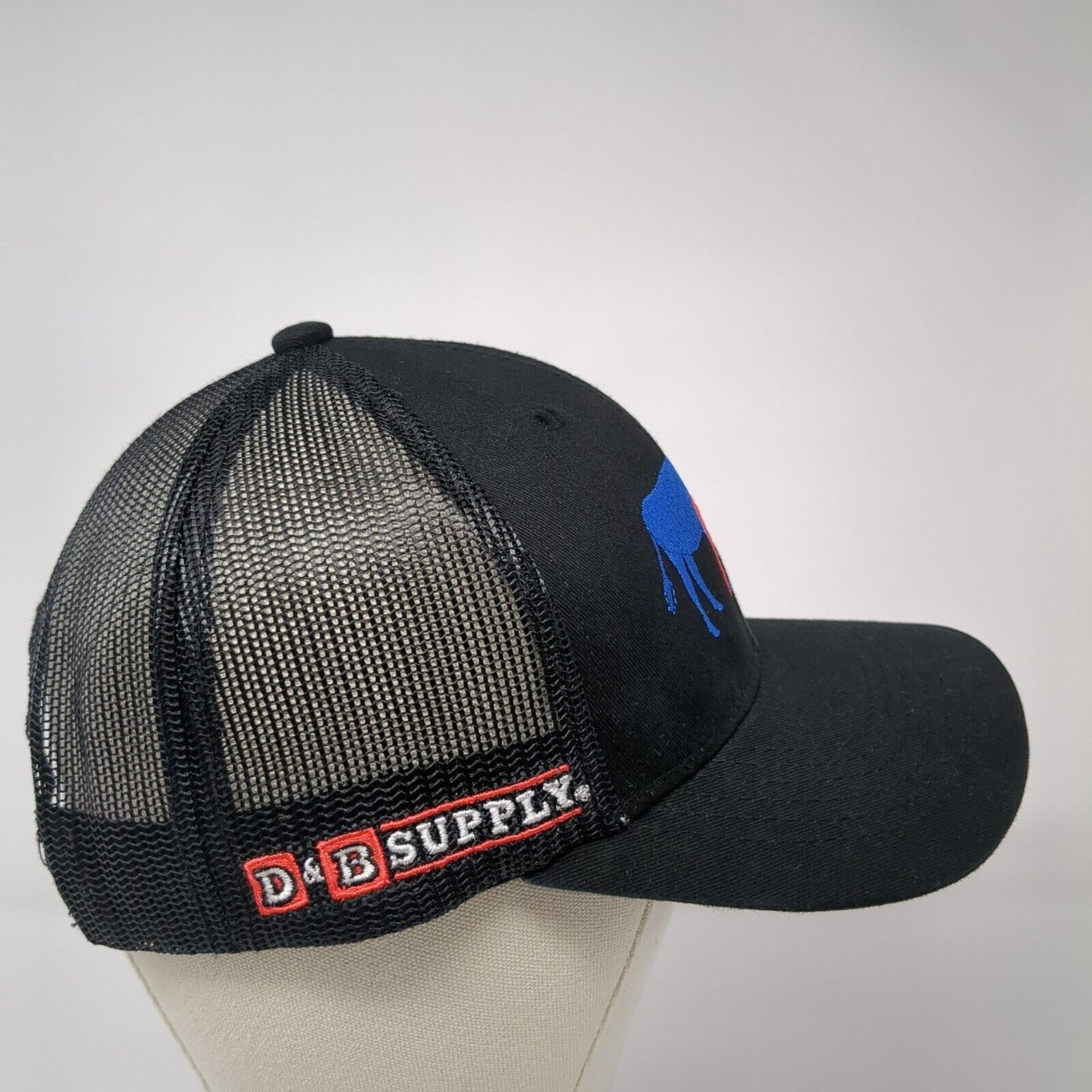 Outdoor Cap Trucker Hat Black One Size Mesh Back Embroidered Sunglo