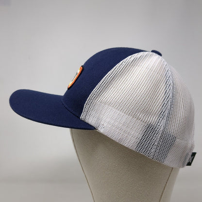 Hurley Patch Snapback Mesh Back Trucker Hat Blue One Size Yupoong