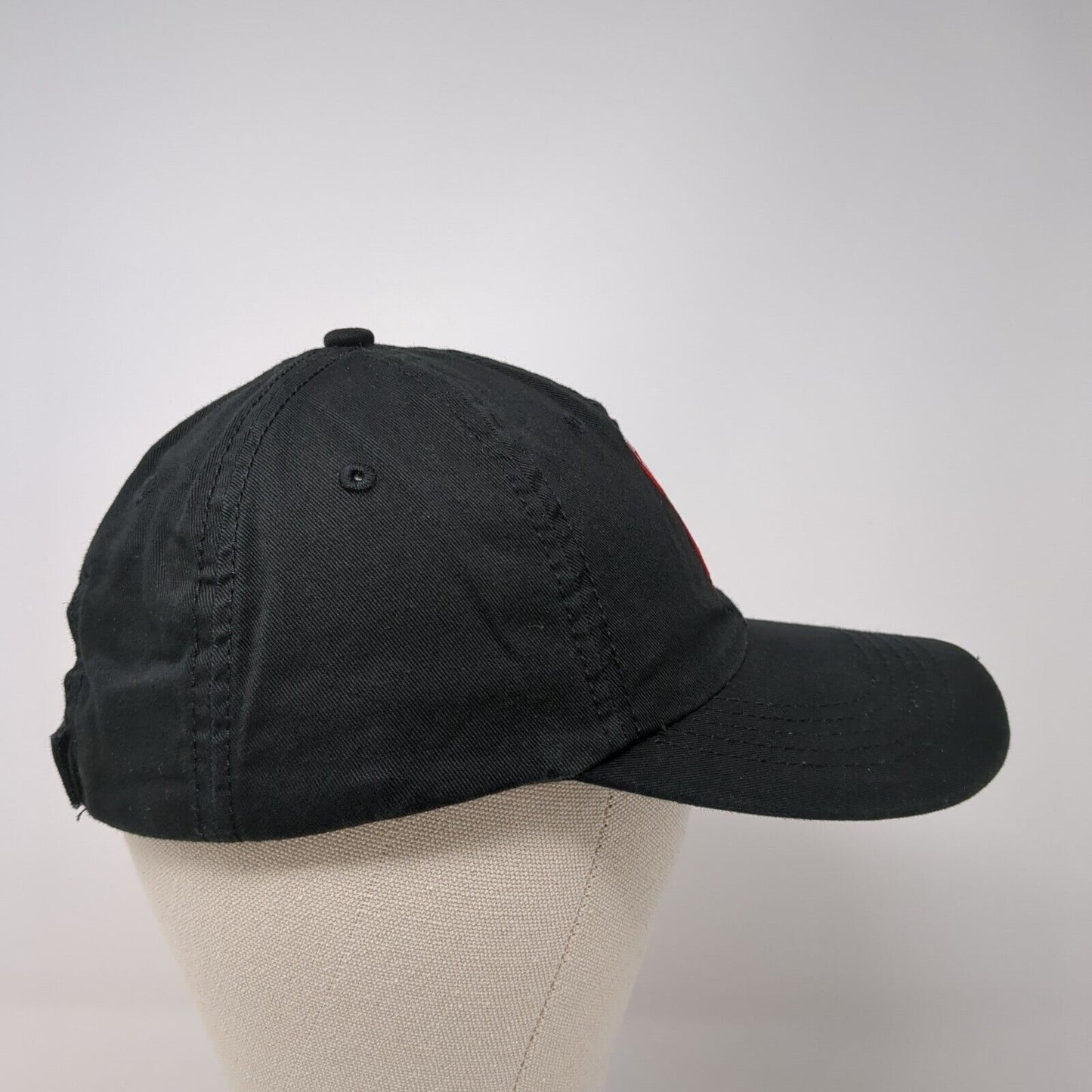 KW Kenworth Strapback Hat Black One Size Adjustable Embroidered 6 Panel Cotton
