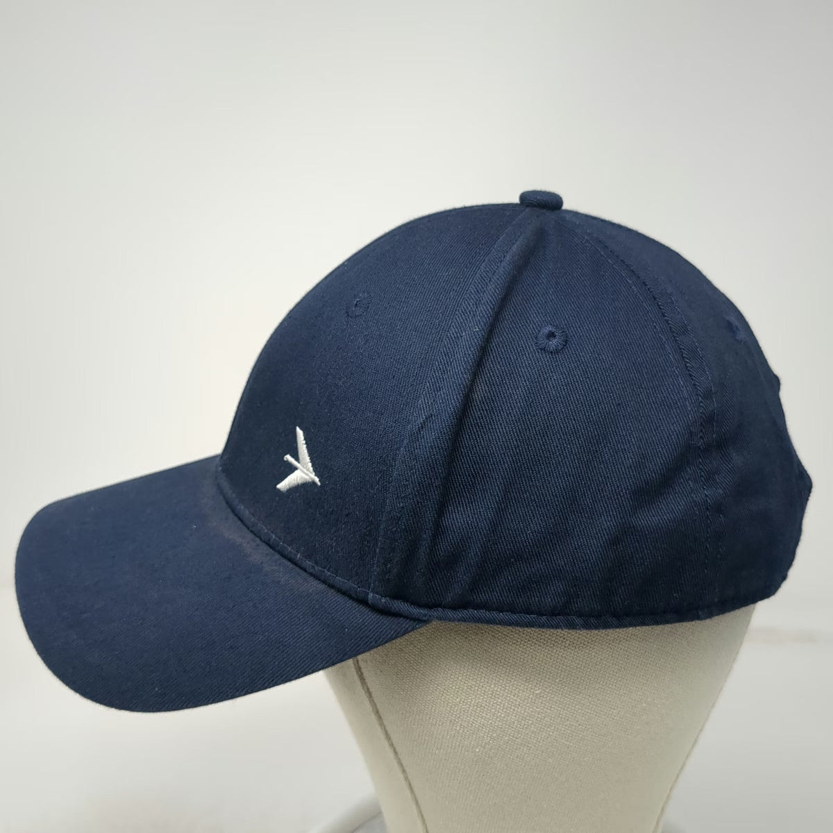 Embraer Baseball Cap Blue One Size Slideback Hat Embroidered Logo Aviation