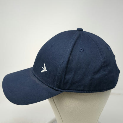 Embraer Baseball Cap Blue One Size Slideback Hat Embroidered Logo Aviation