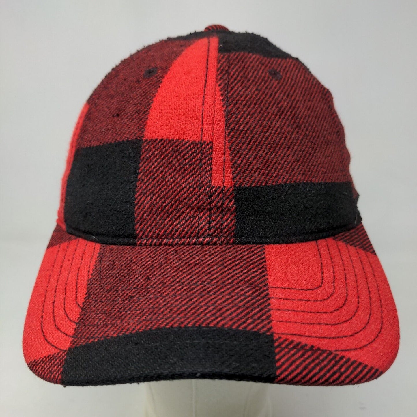 Unbranded Men's Slideback Hat Buffalo Plaid Adjustable Vent Holes