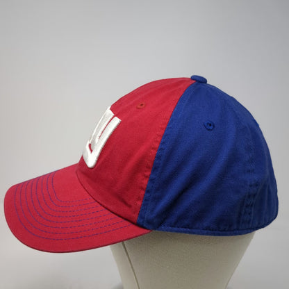 NFL Team Apparel NY Giants Baseball Cap Hat Red Blue White One Size Slideback