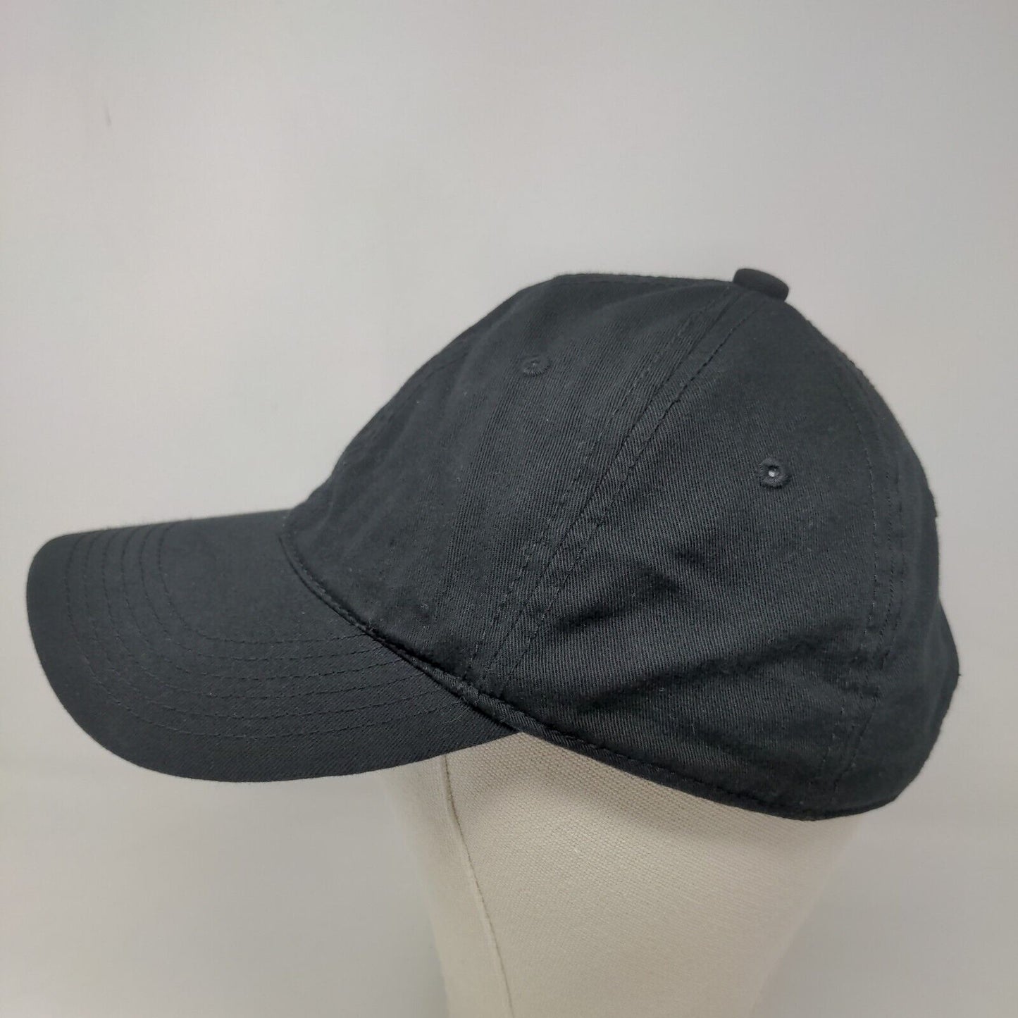 Unbranded Men's Slideback Hat Black Size OSFM Embroidered PH Logo 100% Cotton