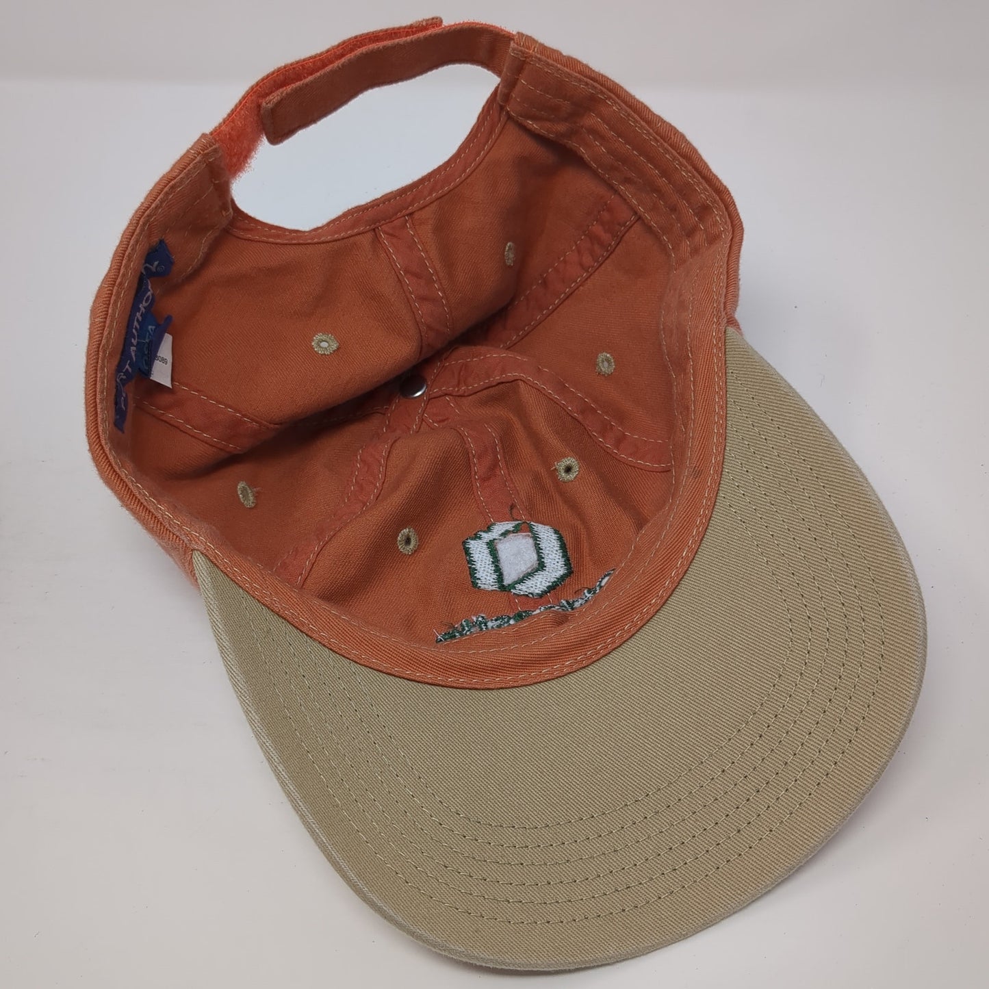 Oldcastle Precast Baseball Cap Orange Adjustable Embroidered Port Authority