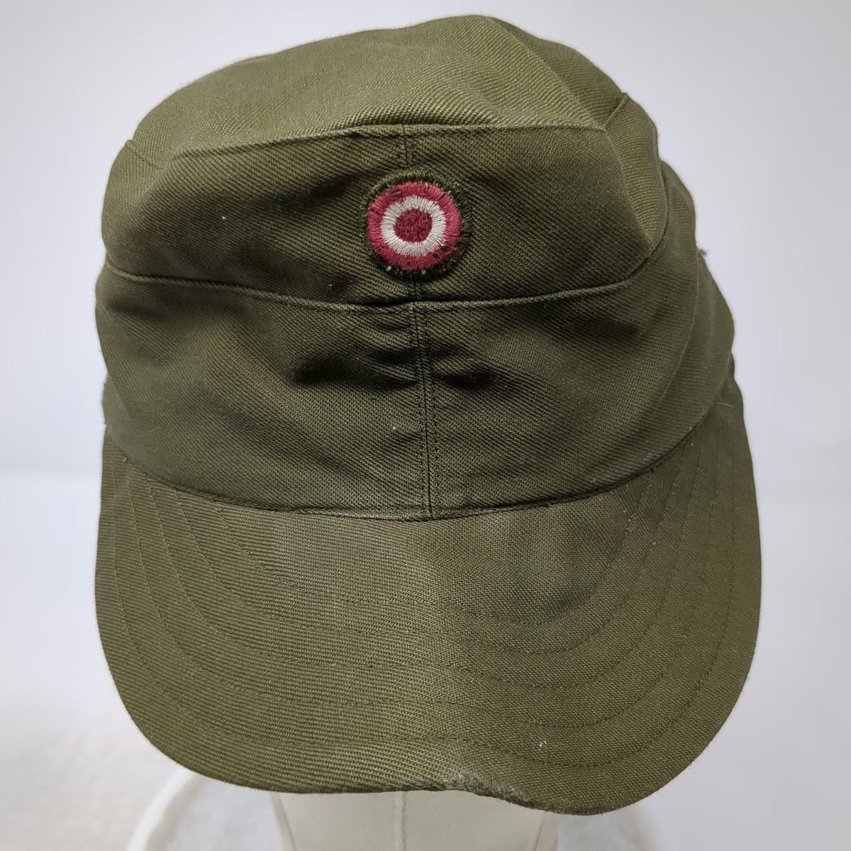 Austroware Army Cap 57 Green Red White Cockade Austrian Military Hat Vintage