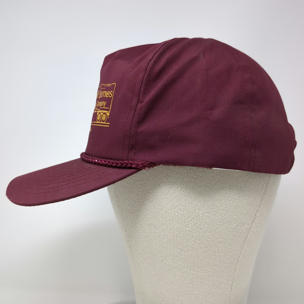 Otto 5 Panel Red Hat One Size Darrell Barnes Trucking Graphic Rope Slideback