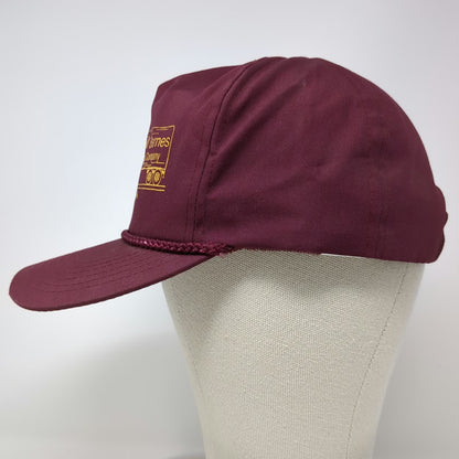 Otto 5 Panel Red Hat One Size Darrell Barnes Trucking Graphic Rope Slideback
