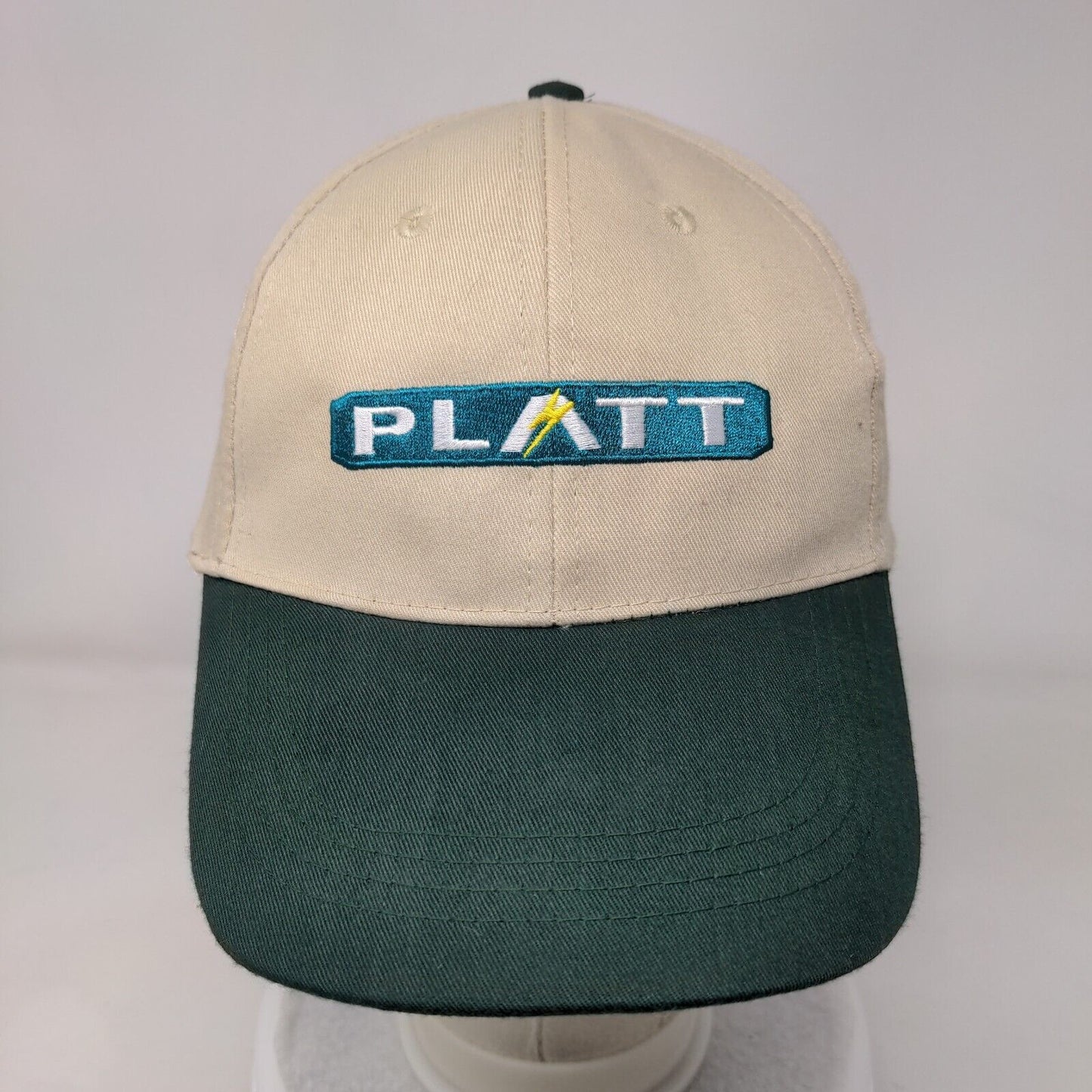 Platt Strapback Hat Multi One Size Adjustable Embroidered Colorblock