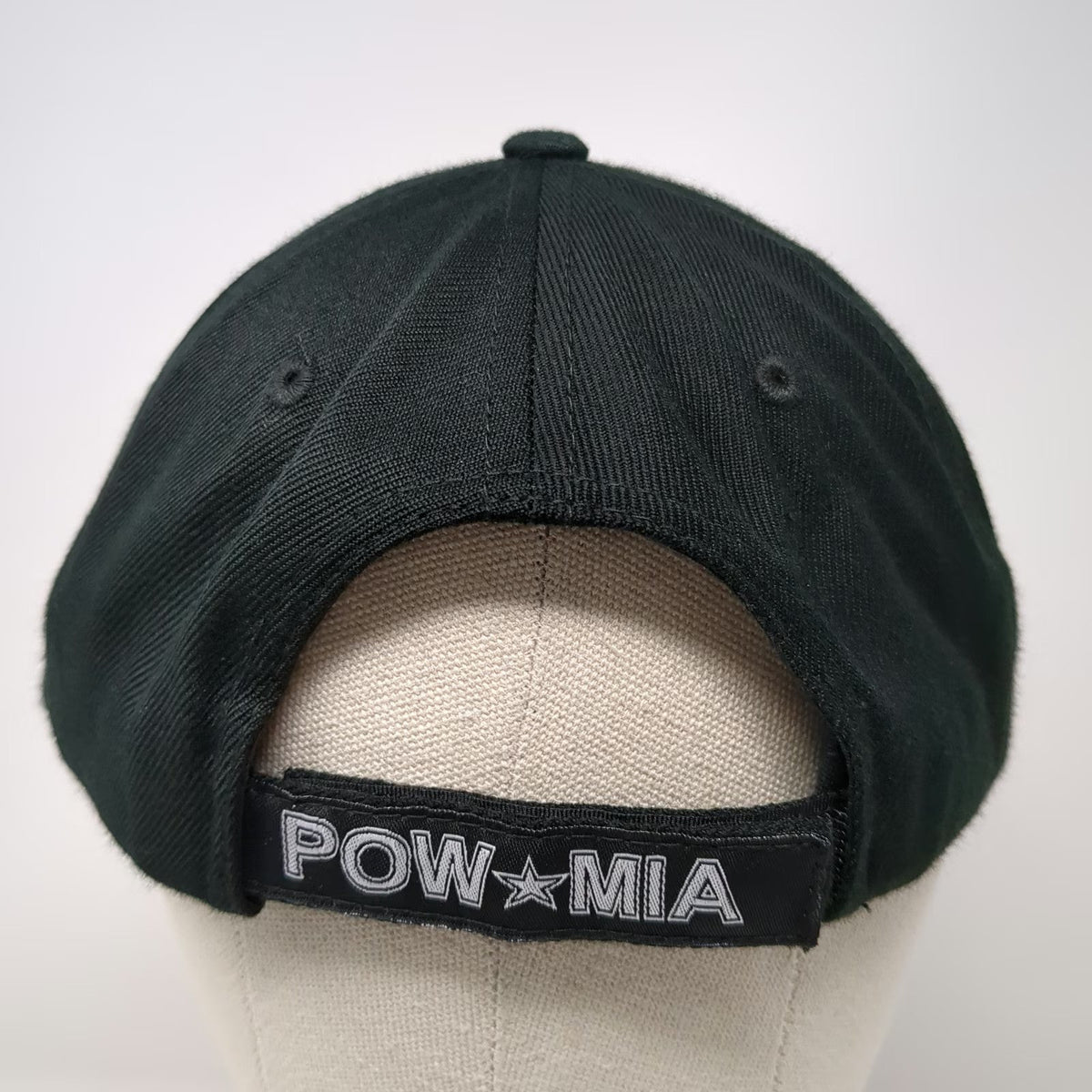 Rapid Dominance Baseball Cap Black One Size Strapback Hat POW MIA Veteran Logo