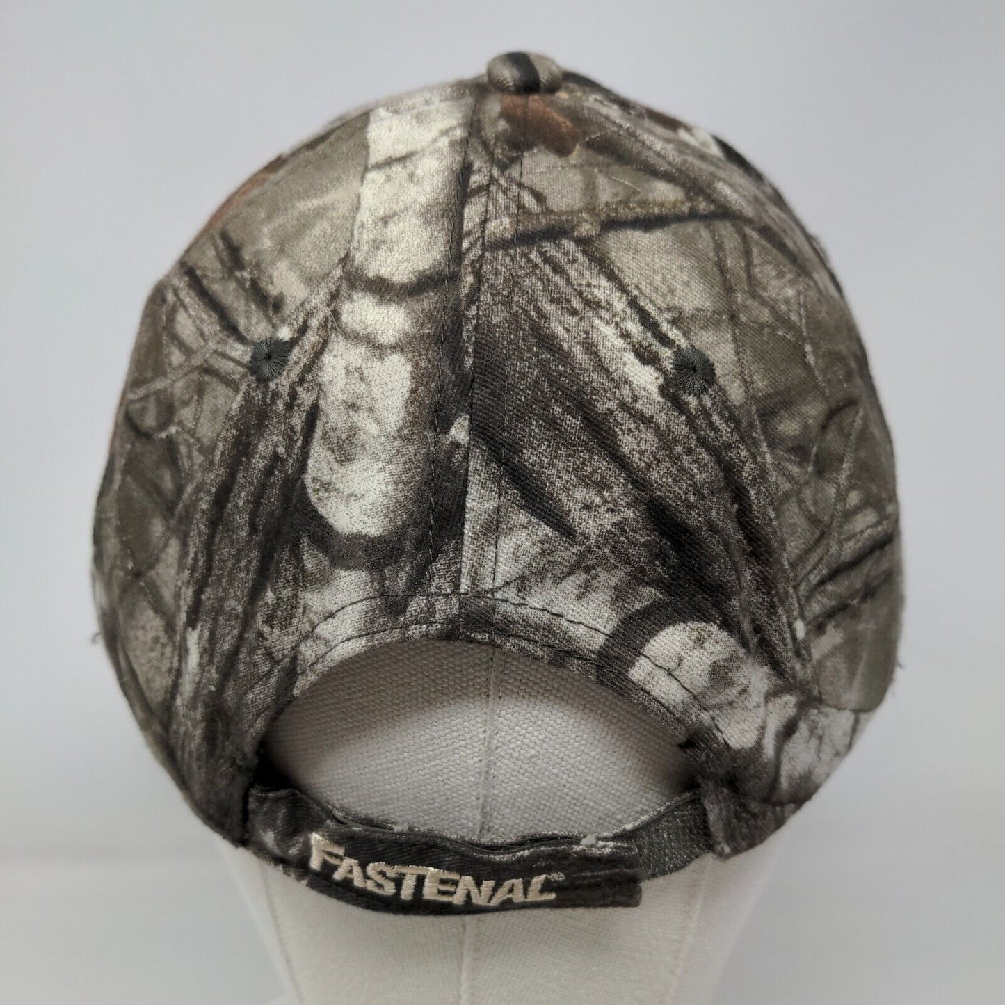 Fastenal Strapback Hat Camo One Size Embroidered Adjustable 6 Panel