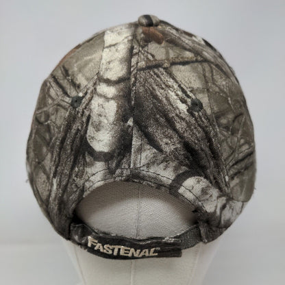Fastenal Strapback Hat Camo One Size Embroidered Adjustable 6 Panel