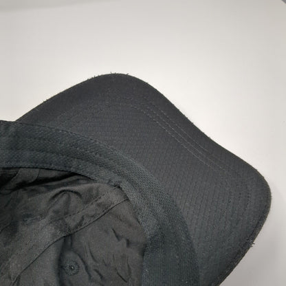 Gaiam Slideback Hat Black One Size Adjustable Solid 6 Panel Vent Holes