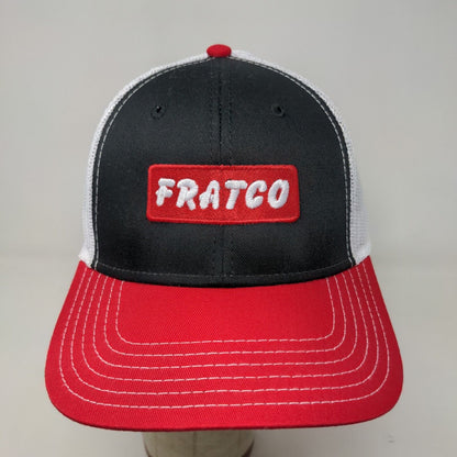 Otto Men's Snapback Mesh Back Hat Multicolor OSFM Embroidered Logo Polycotton