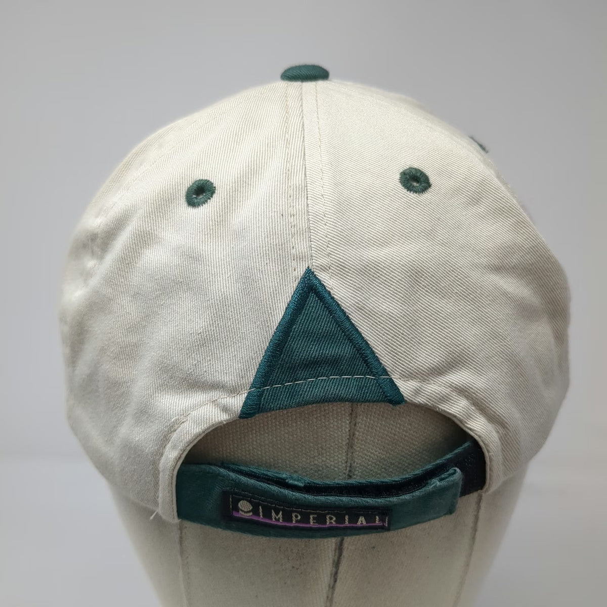 Imperial Snowmass Baseball Cap Beige One Size Green Gold Strapback Cotton Hat