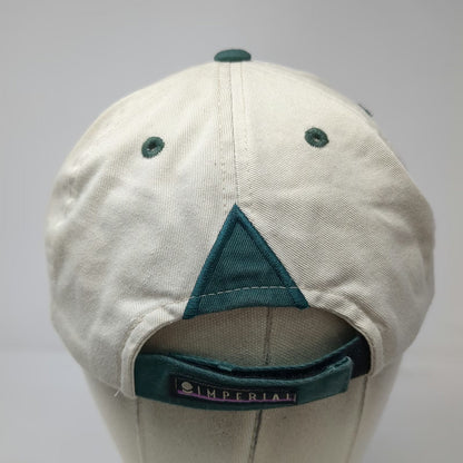 Imperial Snowmass Baseball Cap Beige One Size Green Gold Strapback Cotton Hat
