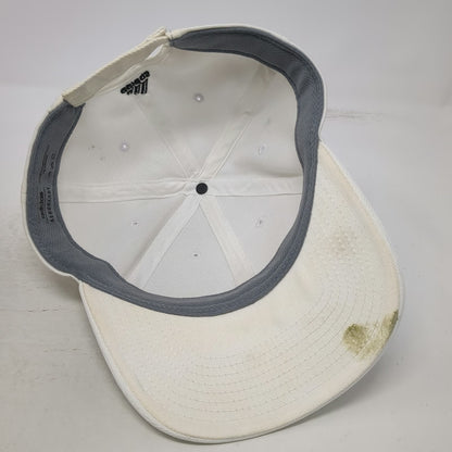 Adidas Baseball Cap White One Size Aeroready Recycled Strapback Hat Logo Black