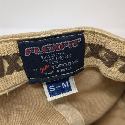 Flexfit Dewars Scotch Whisky Highlander Tartan Beige Blue Green M Fitted Hat