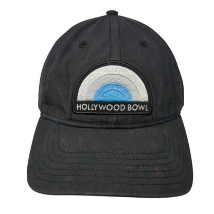 Hollywood Bowl Slideback Hat Black One Size Solid Adjustable Sportiqe