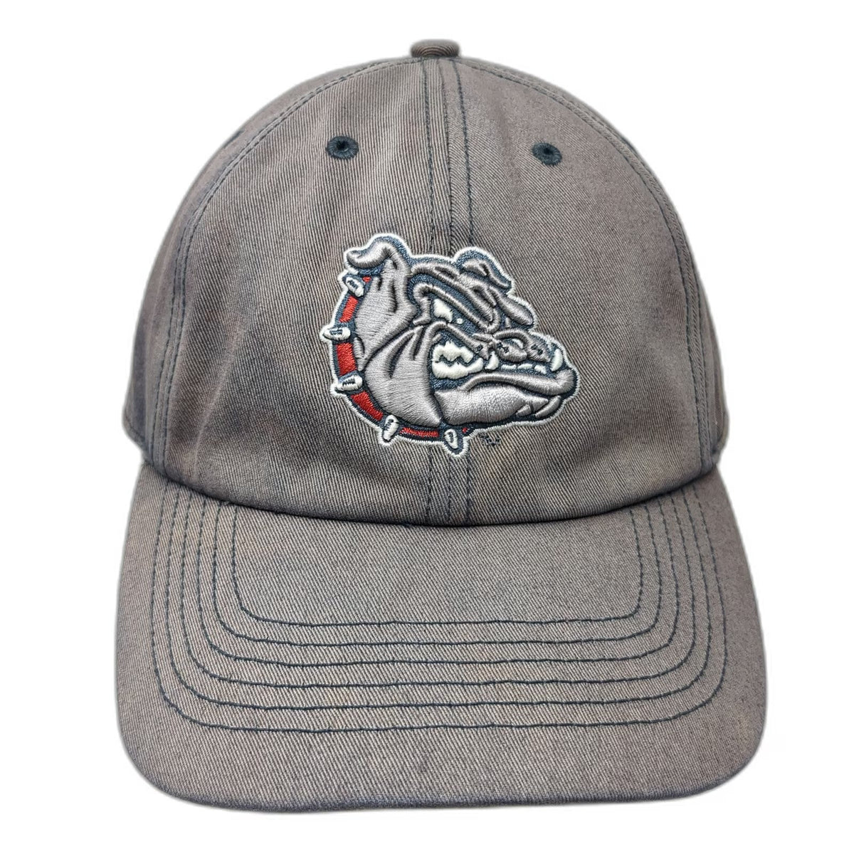Gonzaga Bulldogs NCAA '47 Baseball Cap Blue XL Fitted Hat Green Under GU Mascot