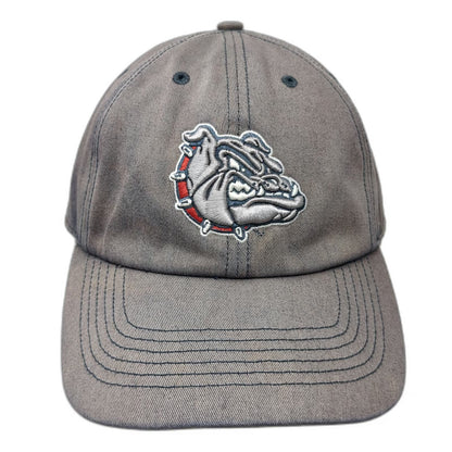 Gonzaga Bulldogs NCAA '47 Baseball Cap Blue XL Fitted Hat Green Under GU Mascot