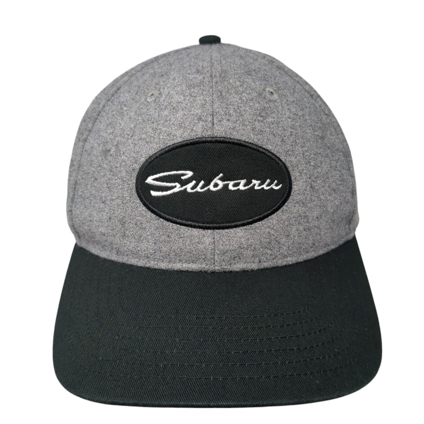 Subaru Snapback Hat Gray One Size Adjustable Colorblock Vent Holes